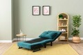 Fotoliu extensibil, Futon, 859FTN2344, Metal , Verde petrol