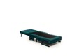 Fotoliu extensibil, Futon, 859FTN2344, Metal , Verde petrol