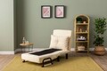 Fotoliu extensibil, Futon, 859FTN2345, Metal , Crem
