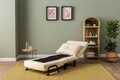 Fotoliu extensibil, Futon, 859FTN2345, Metal , Crem
