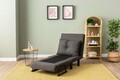 Fotoliu extensibil, Futon, 859FTN2346, Metal , Gri inchis