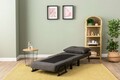 Fotoliu extensibil, Futon, 859FTN2346, Metal , Gri inchis