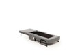 Fotoliu extensibil, Futon, 859FTN2347, Metal , Gri deschis