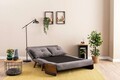 Canapea extensibila 2 locuri, Futon, 859FTN2718, Metal , Gri