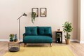 Canapea extensibila 2 locuri, Futon, 859FTN2719, Metal , Verde petrol