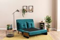 Canapea extensibila 2 locuri, Futon, 859FTN2719, Metal , Verde petrol