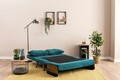 Canapea extensibila 2 locuri, Futon, 859FTN2719, Metal , Verde petrol