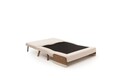Canapea extensibila 2 locuri, Futon, 859FTN2722, Metal , Crem