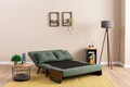 Canapea extensibila 2 locuri, Futon, 859FTN2725, Metal , Verde