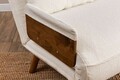 Canapea extensibila 2 locuri, Futon, 859FTN2726, Metal , Alb