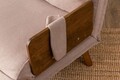 Canapea extensibila 2 locuri, Futon, 859FTN2727, Metal , Bej