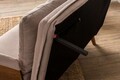 Canapea extensibila 2 locuri, Futon, 859FTN2727, Metal , Bej