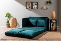 Canapea extensibila 2 locuri, Futon, 859FTN2871, Metal , Verde petrol