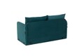 Canapea extensibila 2 locuri, Futon, 859FTN2871, Metal , Verde petrol