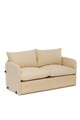Canapea extensibila 2 locuri, Futon, 859FTN2872, Metal , Crem