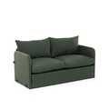 Canapea extensibila 2 locuri, Futon, 859FTN2876, Metal , Verde