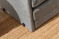 Fotoliu extensibil, Futon, 859FTN2881, Metal , Gri deschis