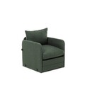 Fotoliu extensibil, Futon, 859FTN2883, Metal , Verde