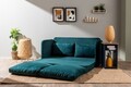 Canapea extensibila 2 locuri, Futon, 859FTN2885, Metal , Verde petrol