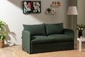 Canapea extensibila 2 locuri, Futon, 859FTN2890, Metal , Verde