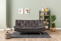 Canapea extensibila 3 locuri, Futon, 859FTN2892, Metal , Gri