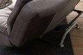 Canapea extensibila 3 locuri, Futon, 859FTN2892, Metal , Gri