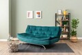 Canapea extensibila 3 locuri, Futon, 859FTN2893, Metal , Verde petrol