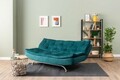 Canapea extensibila 3 locuri, Futon, 859FTN2893, Metal , Verde petrol