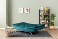 Canapea extensibila 3 locuri, Futon, 859FTN2893, Metal , Verde petrol