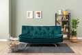 Canapea extensibila 3 locuri, Futon, 859FTN2893, Metal , Verde petrol