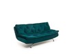 Canapea extensibila 3 locuri, Futon, 859FTN2893, Metal , Verde petrol