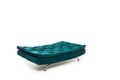 Canapea extensibila 3 locuri, Futon, 859FTN2893, Metal , Verde petrol