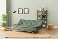 Canapea extensibila 3 locuri, Futon, 859FTN2895, Metal , Verde