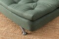 Canapea extensibila 3 locuri, Futon, 859FTN2895, Metal , Verde