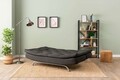 Canapea extensibila 3 locuri, Futon, 859FTN2896, Metal , Gri inchis