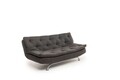 Canapea extensibila 3 locuri, Futon, 859FTN2896, Metal , Gri inchis