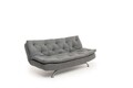 Canapea extensibila 3 locuri, Futon, 859FTN2897, Metal , Gri deschis