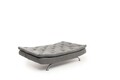 Canapea extensibila 3 locuri, Futon, 859FTN2897, Metal , Gri deschis