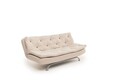 Canapea extensibila 3 locuri, Futon, 859FTN2898, Metal , Bej