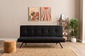 Canapea extensibila 3 locuri, Futon, 859FTN2900, Metal , Negru