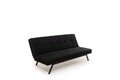 Canapea extensibila 3 locuri, Futon, 859FTN2900, Metal , Negru