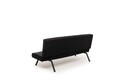 Canapea extensibila 3 locuri, Futon, 859FTN2900, Metal , Negru