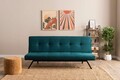 Canapea extensibila 3 locuri, Futon, 859FTN2901, Metal , Verde petrol