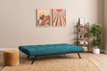 Canapea extensibila 3 locuri, Futon, 859FTN2901, Metal , Verde petrol