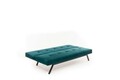 Canapea extensibila 3 locuri, Futon, 859FTN2901, Metal , Verde petrol