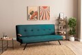Canapea extensibila 3 locuri, Futon, 859FTN2905, Metal , Verde petrol