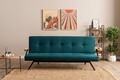 Canapea extensibila 3 locuri, Futon, 859FTN2905, Metal , Verde petrol
