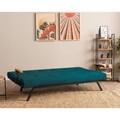 Canapea extensibila 3 locuri, Futon, 859FTN2905, Metal , Verde petrol
