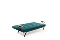 Canapea extensibila 3 locuri, Futon, 859FTN2905, Metal , Verde petrol
