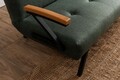 Canapea extensibila 3 locuri, Futon, 859FTN2908, Metal , Verde